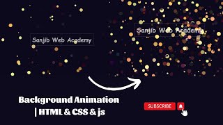 Background Animation | HTML, CSS And JS