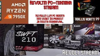 Revolt Pc-Tekniikka lähetys - Käydään läpi lähi viikon asioita