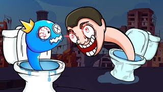 SKIBIDI TOILET Vs. BLUE! RAINBOW FRIENDS 2 Animation