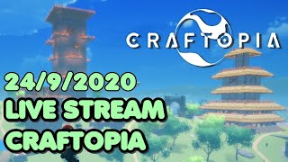 Craftopia live stream - Building a village and house