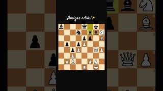 Chess mate attack bishop knight queen bailando amigos adios шахматы #chess #шахматы #lichess #shorts