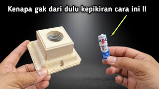 Gak Nyangka FITING LAMPU jadi SECANGGIH ini setelah ditambahkan Baterai JAM !!