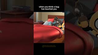 When you think a bug has touched you | relatable