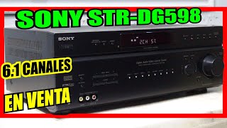 Amplificador receiver SONY STR-DG598 (video de funcionamiento para su venta) #vendido