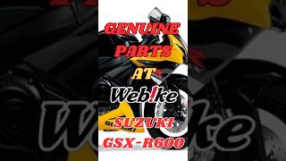 SUZUKI GSX-R600 Genuine Parts #ytshorts #motorcycleparts #genuineparts