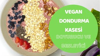 Çilekli Vegan Dondurma Kasesi- (#Herballife Shake ile Hem Tok Tutar Hem Besler)