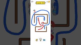 Draw to Pee Rope Mode Version Level 31 #drawtopee #game #gaming