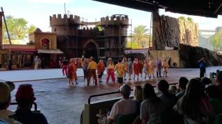 Walt Disney's Hollywood studio's indiana Jones epic stunt show 2017