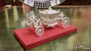 Vintage Sterling Silver Model of Queen's Coronation Coach