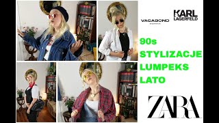 🌻 STYLIZACJE Z LUMPEKSU Z LAT 90 | SECOND HAND 90s | INSPIRACJE NA LATO 2021| PLUS SIZE, MIERZYMY