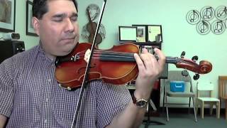 Bach Double Violin Concerto - 2nd Violin Practice WITH METRONOME - Part 2