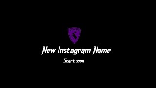 Apresentação do novo nome do instagram.