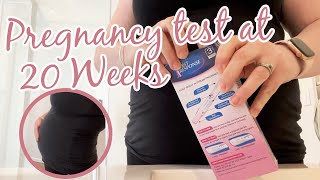 Taking a Pregnancy test at 20 weeks!