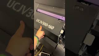 Mimaki Ucjv 300 print and cut in action