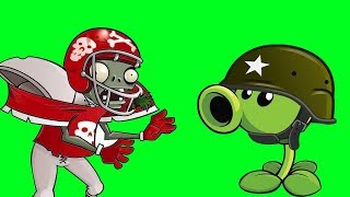 Plants vs  Zombies  - The Green Screen footage !