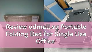 Review udmall.sg Portable Folding Bed for Single Use Office Nap Chair Hospital Companion Bed Simple