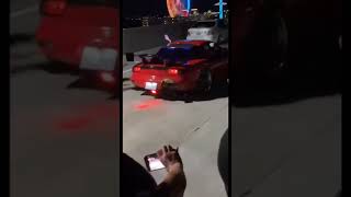 Mazda rx7 2 step melts bumper