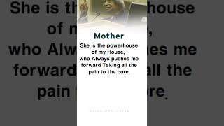 mother she is the power house of my house #mom #motivational #good #viral #trending #abdulkalam