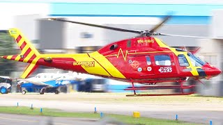 Helicopter Landing and Take Off Video • AW119 Koala, Airbus Helicopters H125 / AS-350 B3