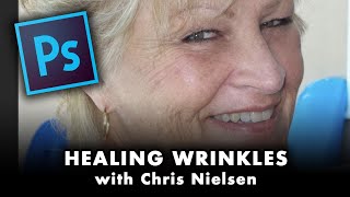 PS - Chapter 9 - Using the HEALING BRUSH to touch up wrinkles in a portrait photograph