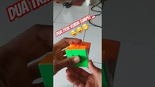 dua trik rubik simpel, awam pun bisa,,, #rubikscube #rubik #viral #shorts