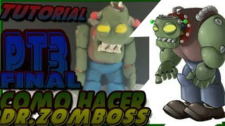 COMO HACER A DR.ZOMBOSS DE PVZ EN PLASTILINA | EDER HD