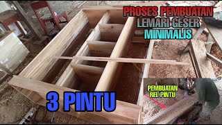 Membuat lemari geser minimalis dari kayu || bagian 1_Alga Elga