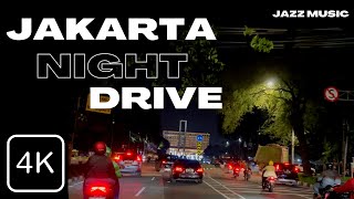 NIGHT JAZZ I 4K60 I RELAXING I JAKARTA VIEW I MONAS LAPANGAN BANTENG