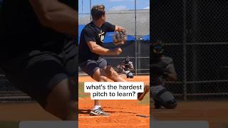 Hardest pitch to learn? #pitcher #baseballlifestyle #pitching #pitchingmechanics #baseball #90mph