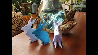 How to Make Easy Origami Rabbit Step by step