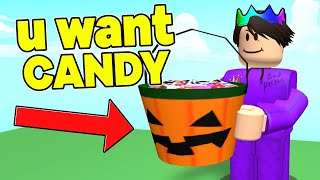 I GAVE AWAY CANDY To The WRONG PERSON In Roblox!