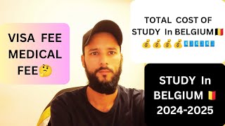 Total Cost of Study in Belgium !! Study in Belgium 2024-2025