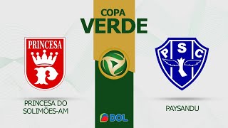 Princesa do Solimões x Paysandu AO VIVO COM IMAGENS COPA VERDE 2023