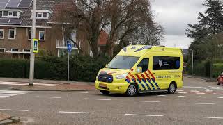 [Spoedbegeleiding] A1 Novaris XL Ambulance 02-107 Leeuwarden naar het UMCG