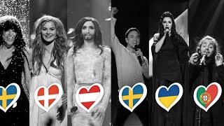 Топ 10 стран на Евровидении с высокими баллами / Top 10 countries in Eurovision with high score #10