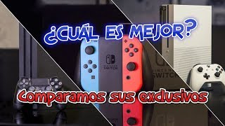 ¿Qué consola es mejor? - Comparamos sus exclusivos - #NintendoSwitch #XboxOne #Ps4 #Directo