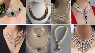 Necklace designs || Pearl necklace designs #fashion