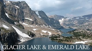 Backpacking to GLACIER LAKE  and EMERALD LAKE! (Fishing Montana)