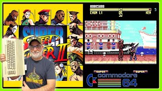 🔥​Vuelve RYU, KEN y compañía🔥​ Street Fighter 2 Turbo DEMO (Commodore C64 - 2024)