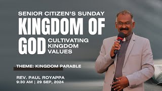 Kingdom Parable| 29 Sep 2024 | 9:30 a.m.| Sunday Service Live