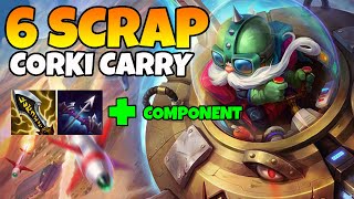 6 Scrap Corki comp is devistating! TFT SET 13