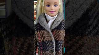 Barbie in her coat #barbie #clothes #dolls #fashion #shorts