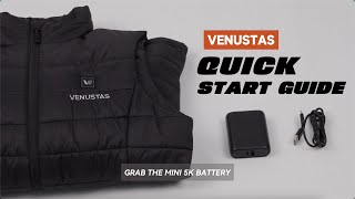 【Venustas】Unlock Warmth in 30s: Your Mini 5K Heated Apparel Guide