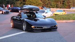 Slammedenuff Sevierville 2024: Slammed Corvette C5 - Foothills Parkway Roller Unedited Full Footage