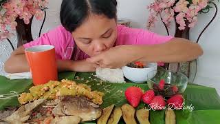 Tilapia Mukbang | Ginisang Ampalaya & Pritong Talong.