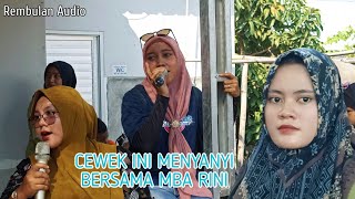 CEWEK INI MNYUMBANG LAGU BERSAMA MBA RINI EDISI MERAJEAN SERU SANKUKUN