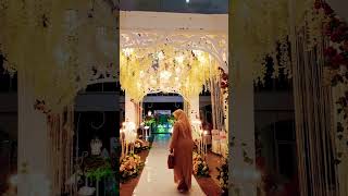 Pesta nikah pengantin tinggi nan serasi aza & indra #shorts