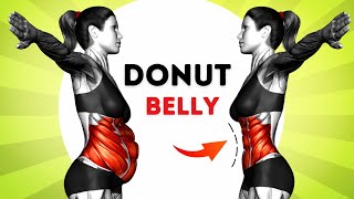 The Best Exercises to Get a FLAT STOMACH and REDUCE Your 'DONUT BELLY' ➜ 30 minute STANDING Workout