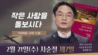 [사순절 묵상] 제7일 "빛의 자녀들처럼 행하라" l 마태복음 18:10