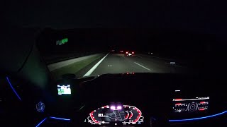 2022 BMW 745e - 0-261km/h | Autobahn | Zeiten messen | POV